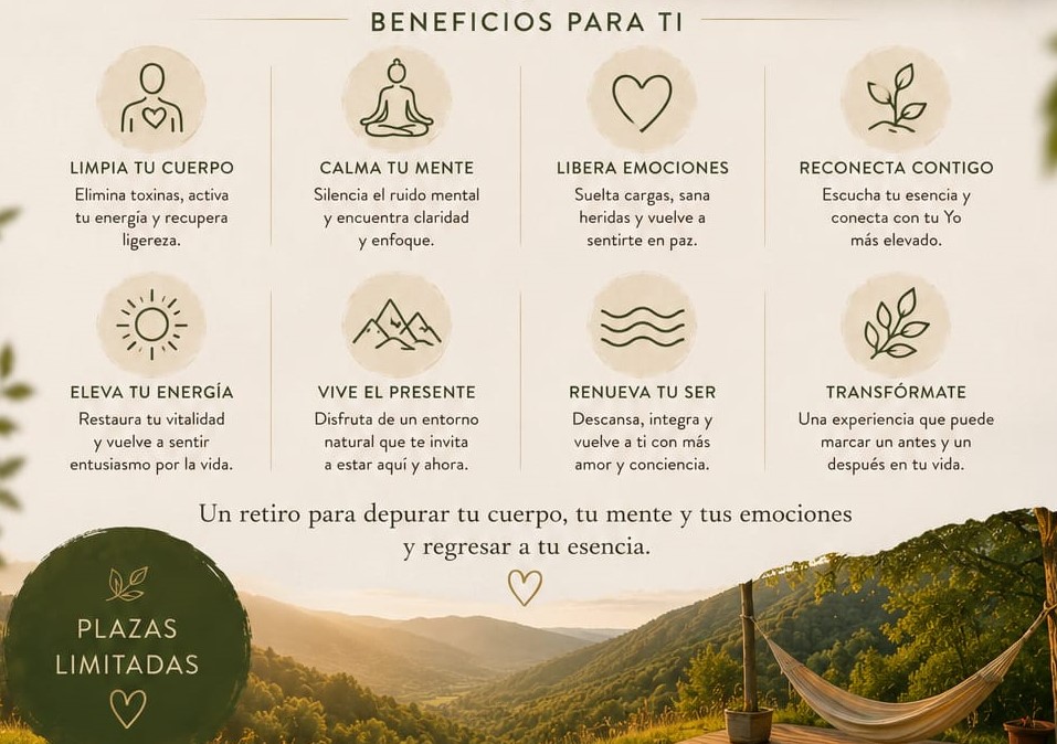 Beneficios del Retiro Detox Integral en Zaragoza para cuerpo mente emociones y bienestar personal
